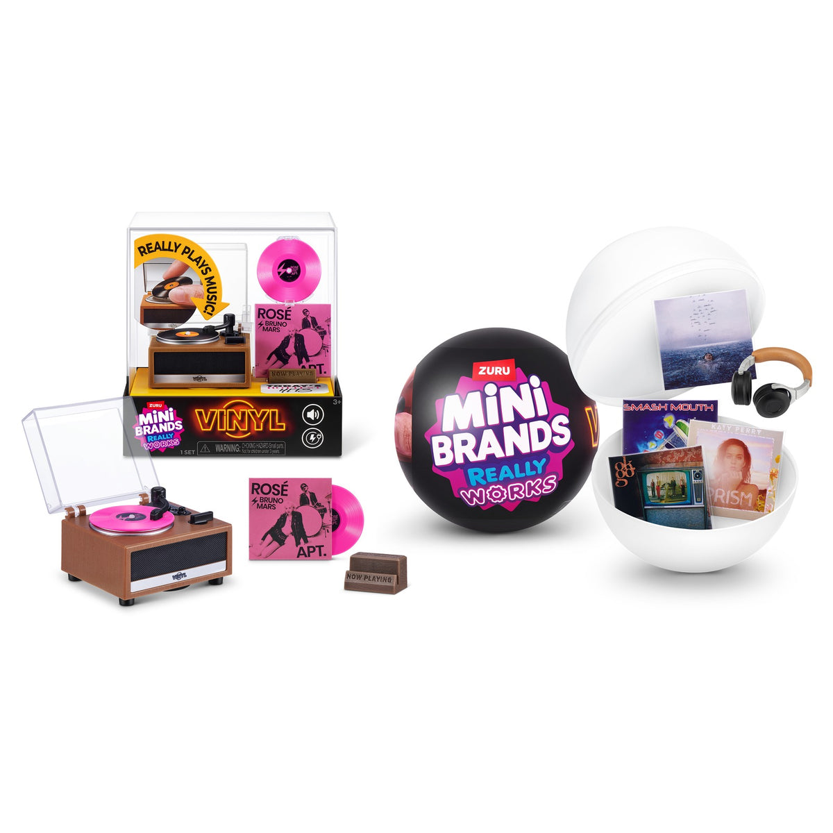 Mini Brands Vinyls Plötuspilari