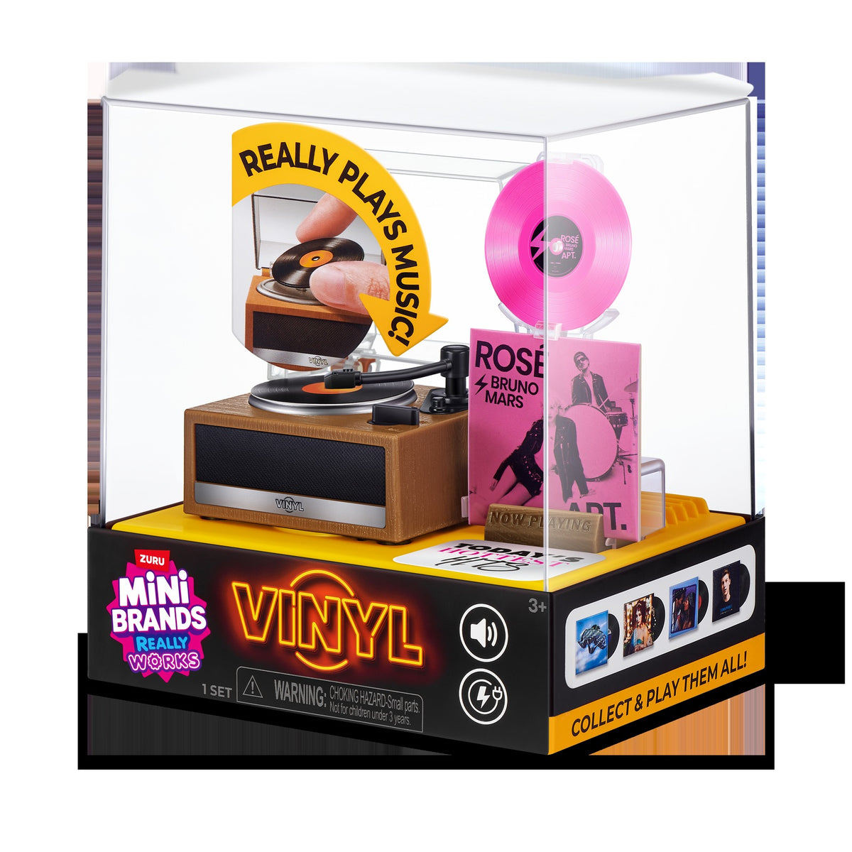 Mini Brands Vinyls Plötuspilari