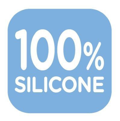 Chicco Silicone diskur blár m hólfum