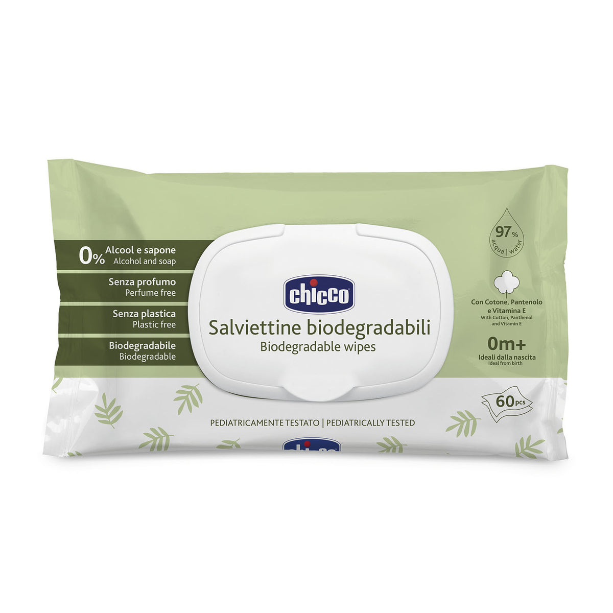 Chicco Baby M blautklútar -biodegradable