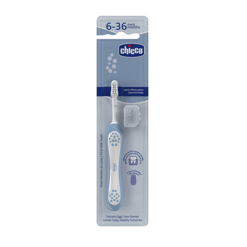 Chicco tannburstinn blár +6mán
