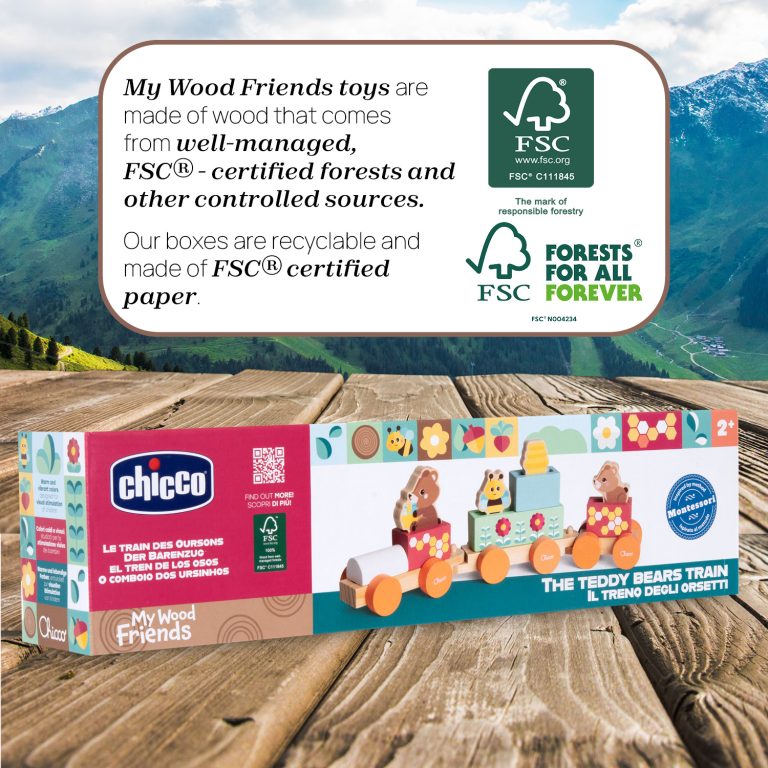 Chicco Wood Friends trélest