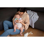 Chicco tannhring silicone bleikur +2mán