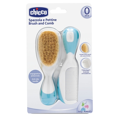Chicco hárbursta sett bleikt