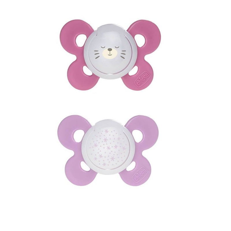 Chicco Physio Comf snuð 16-36 bleik 1stk