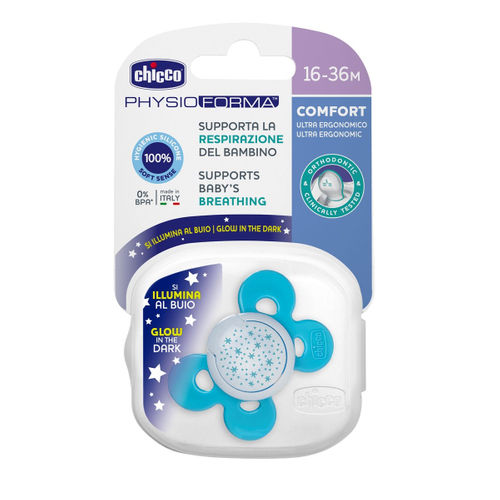 Chicco Physio Comf snuð 16-36 bleik 1stk