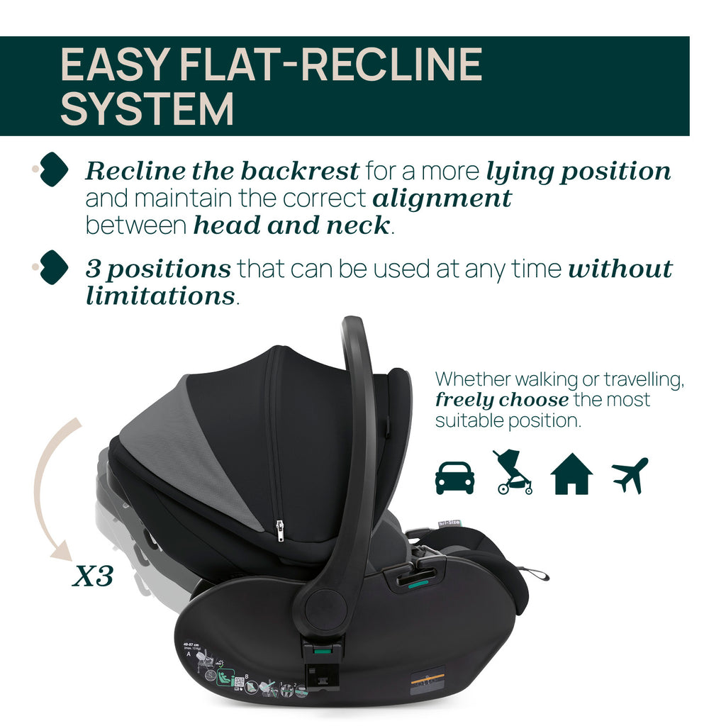 Chicco First Seat Recline Svart