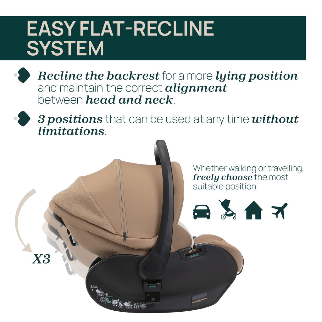 Chicco First Seat Recline Caramel