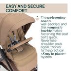 Chicco Bellagio kerra með vagnstykki Carmel 0-22kg -First Recline bílstóll og 360 isofix base