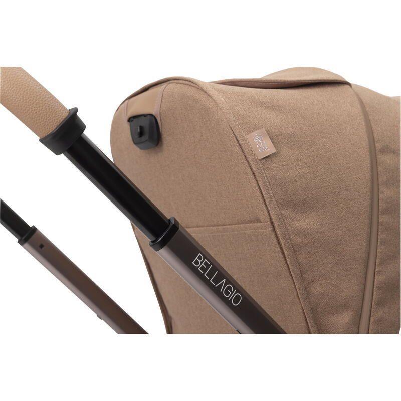 Chicco Bellagio kerra með vagnstykki Carmel 0-22kg -First Recline bílstóll og 360 isofix base