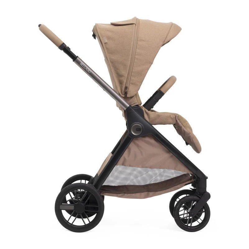 Chicco Bellagio kerra með vagnstykki Carmel 0-22kg -First Recline bílstóll og 360 isofix base