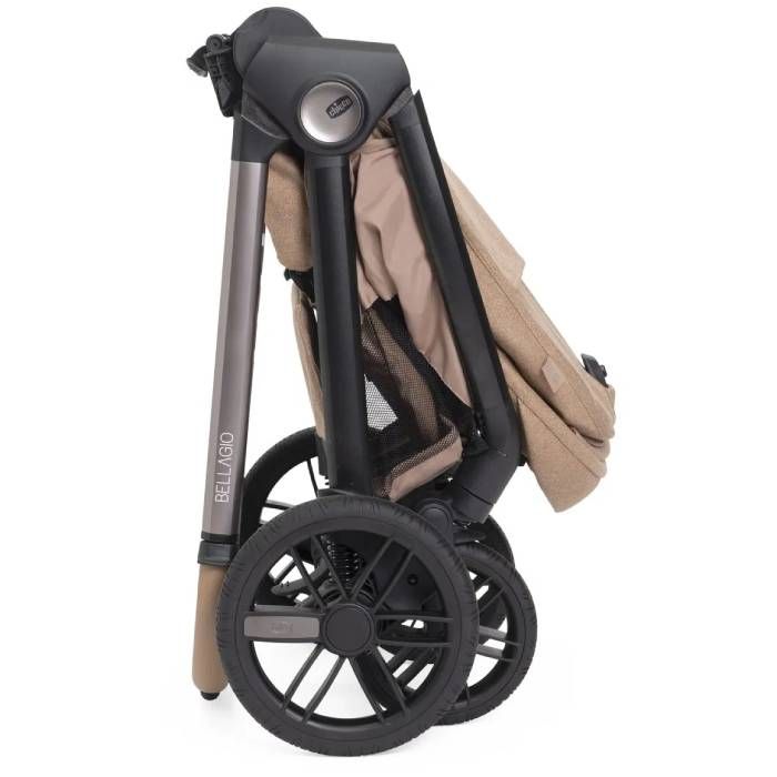 Chicco Bellagio kerra með vagnstykki Carmel 0-22kg -First Recline bílstóll og 360 isofix base