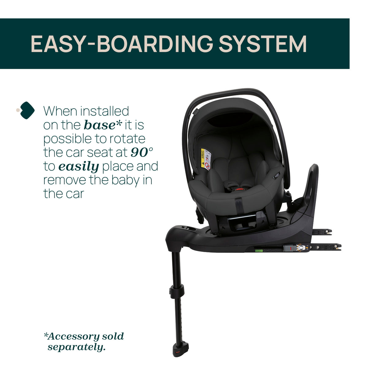 4-1 Chicco Bellagio kerra, vagnstykki CARMEL 0-22kg - Kory bílstóll og 360 isofix base