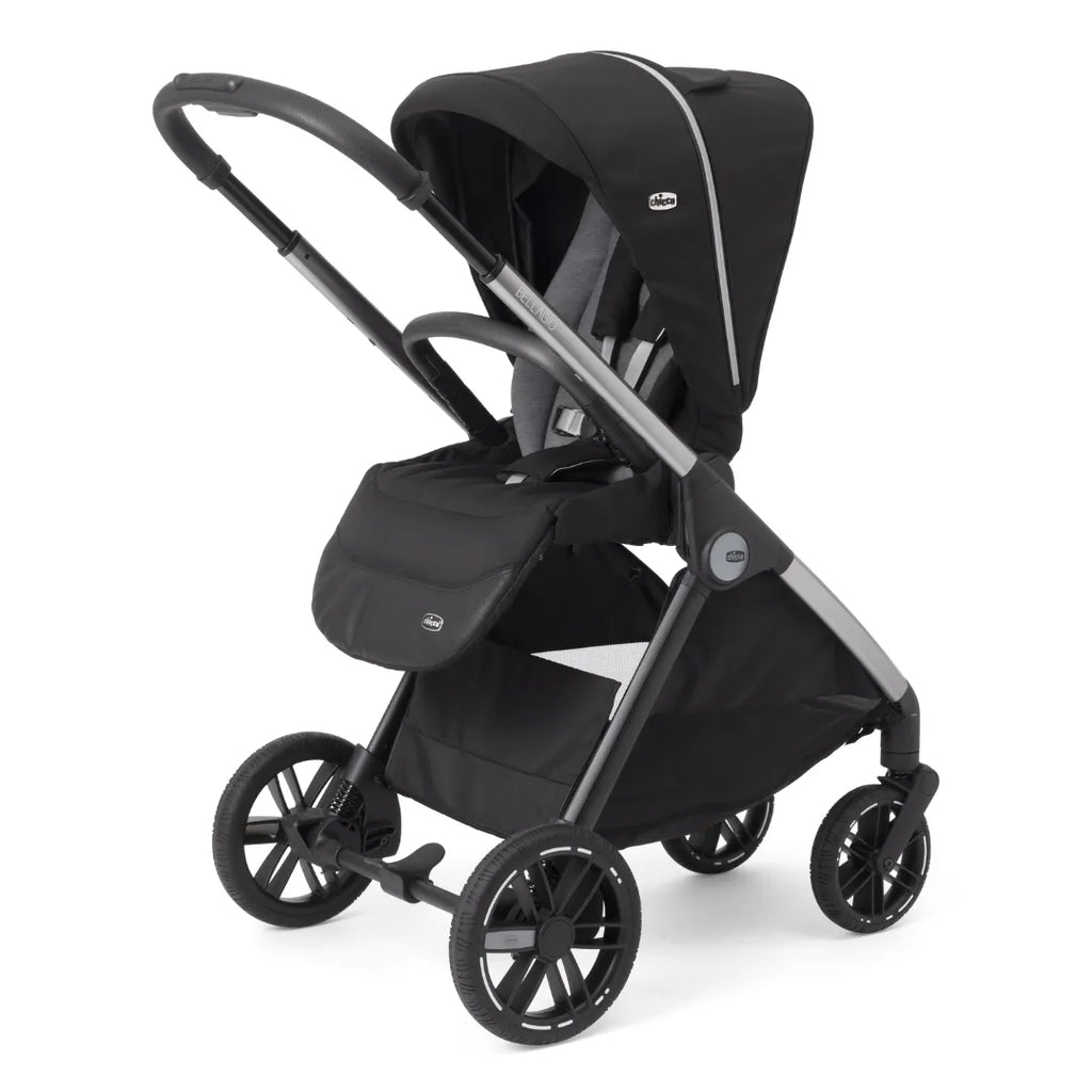 4-1 Chicco Bellagio kerra, vagnstykki Primo Como Lake -KORY bílstóll og 360 isofix base
