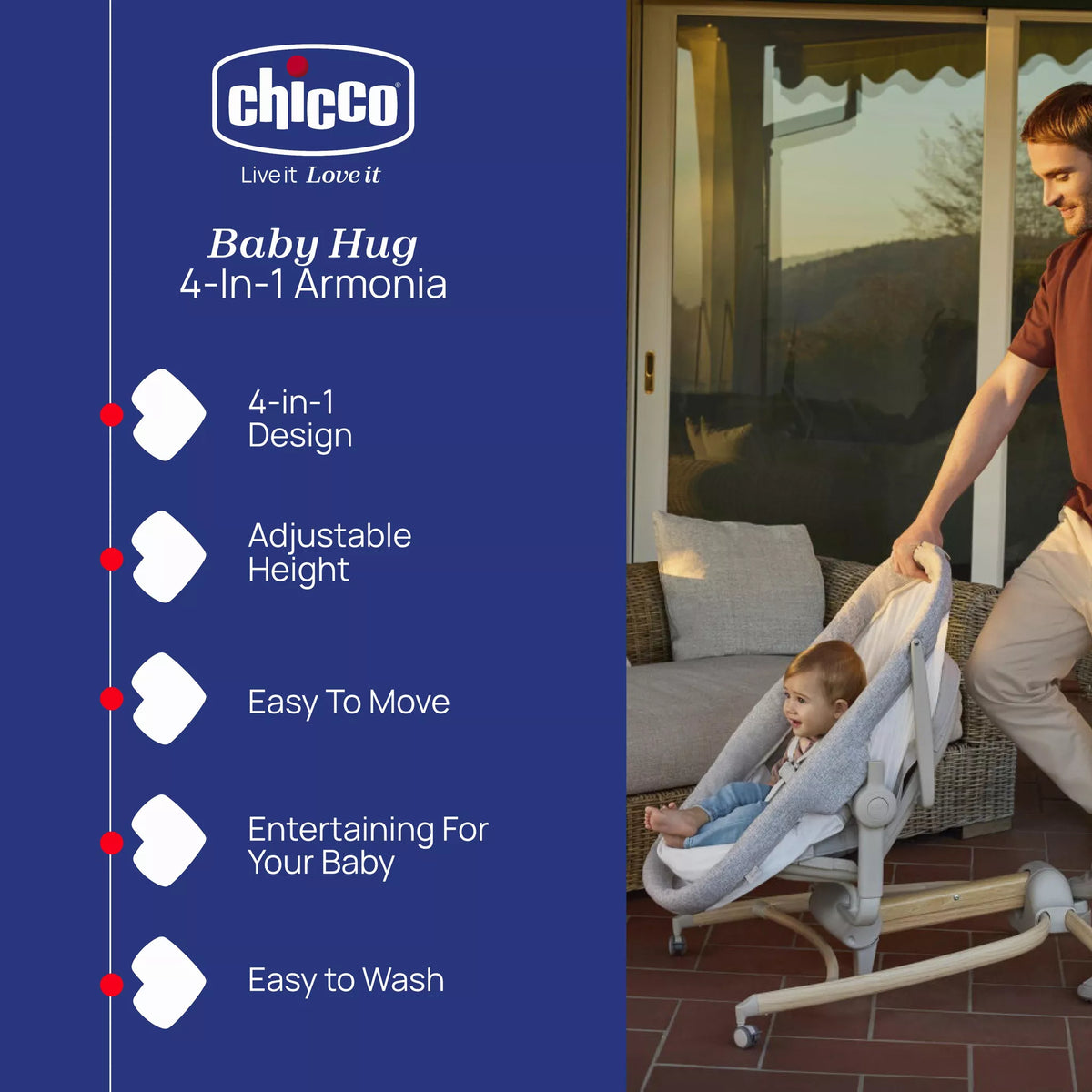 Chicco BABY HUG PRO Armonia Scandinavian