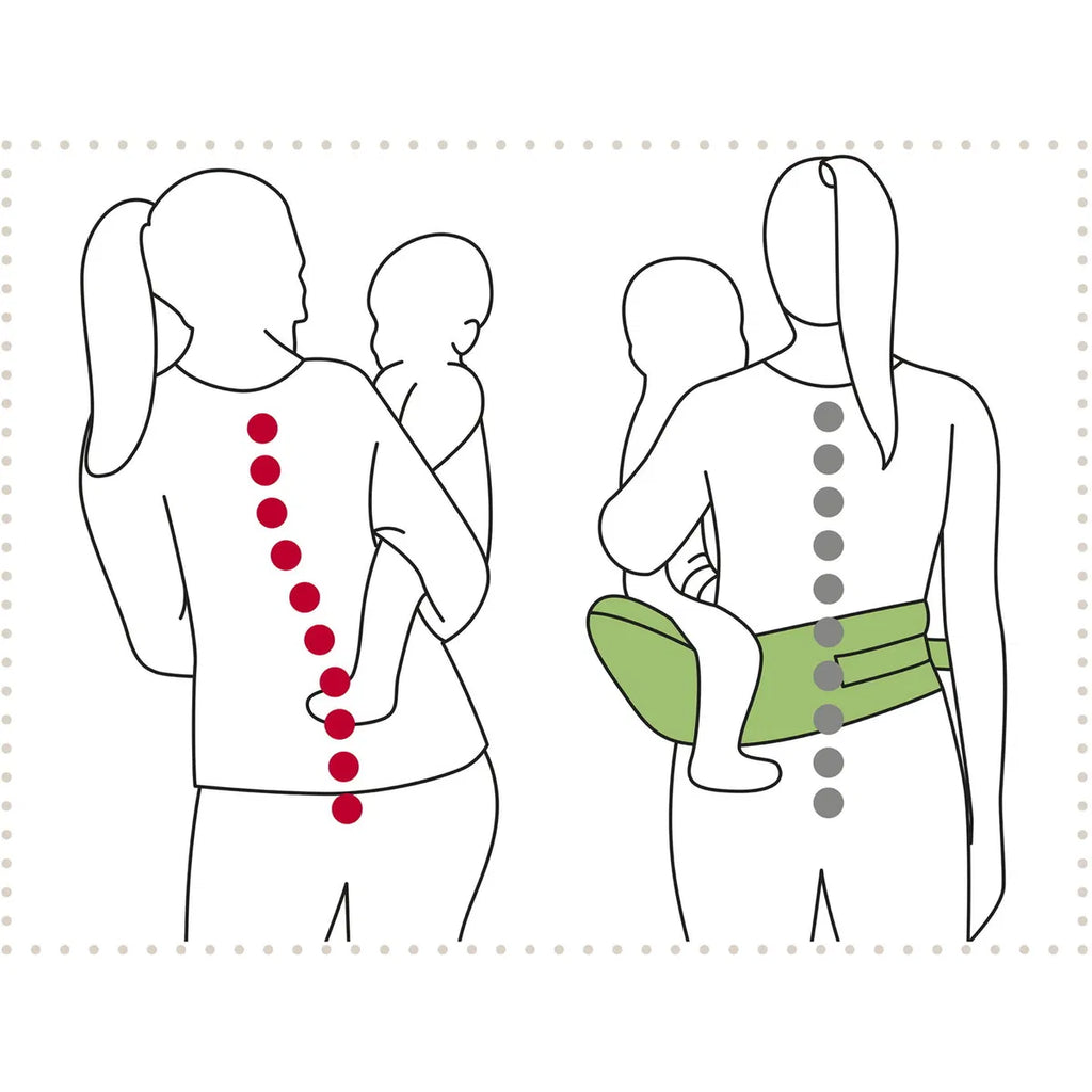 AIRY HIP FIT BABY CARRIER PEBBLE