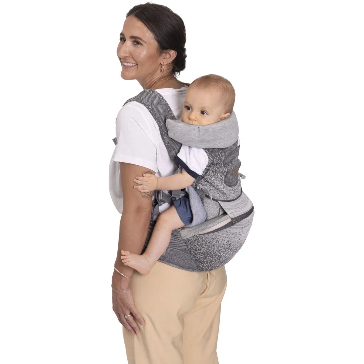 AIRY HIP FIT BABY CARRIER PEBBLE