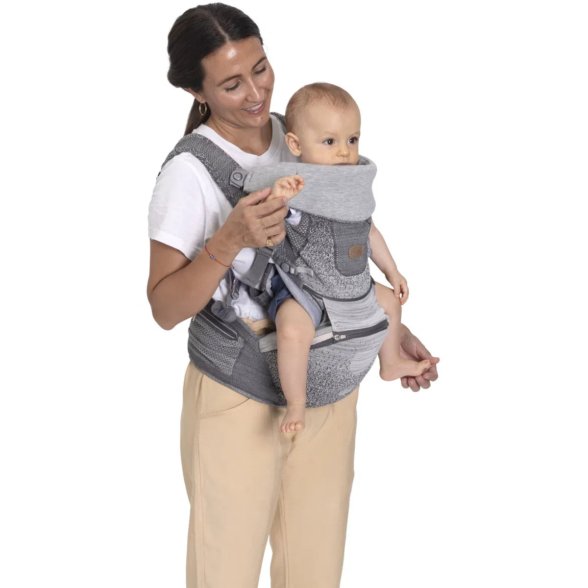AIRY HIP FIT BABY CARRIER PEBBLE