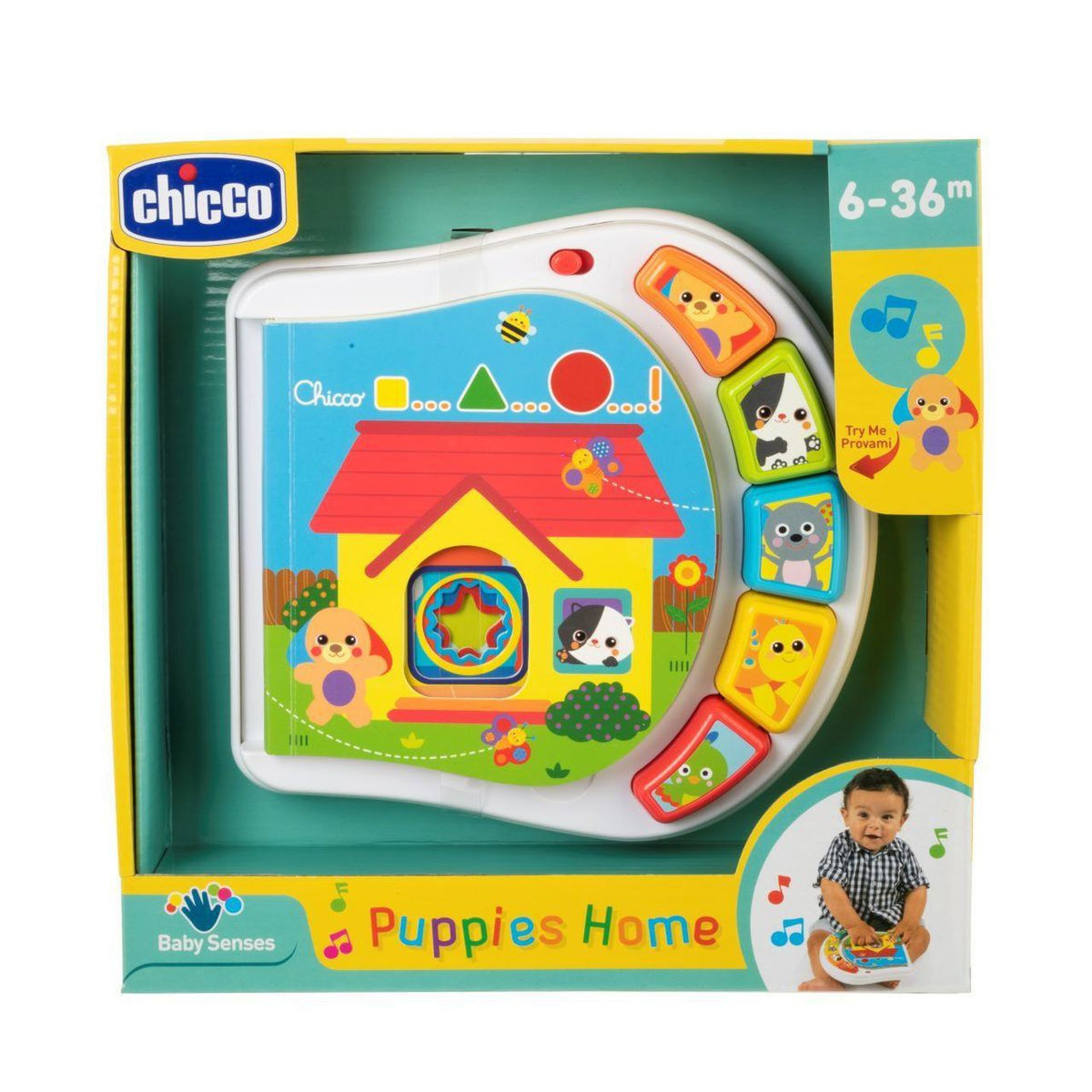 Chicco bók með dýrahljóðum