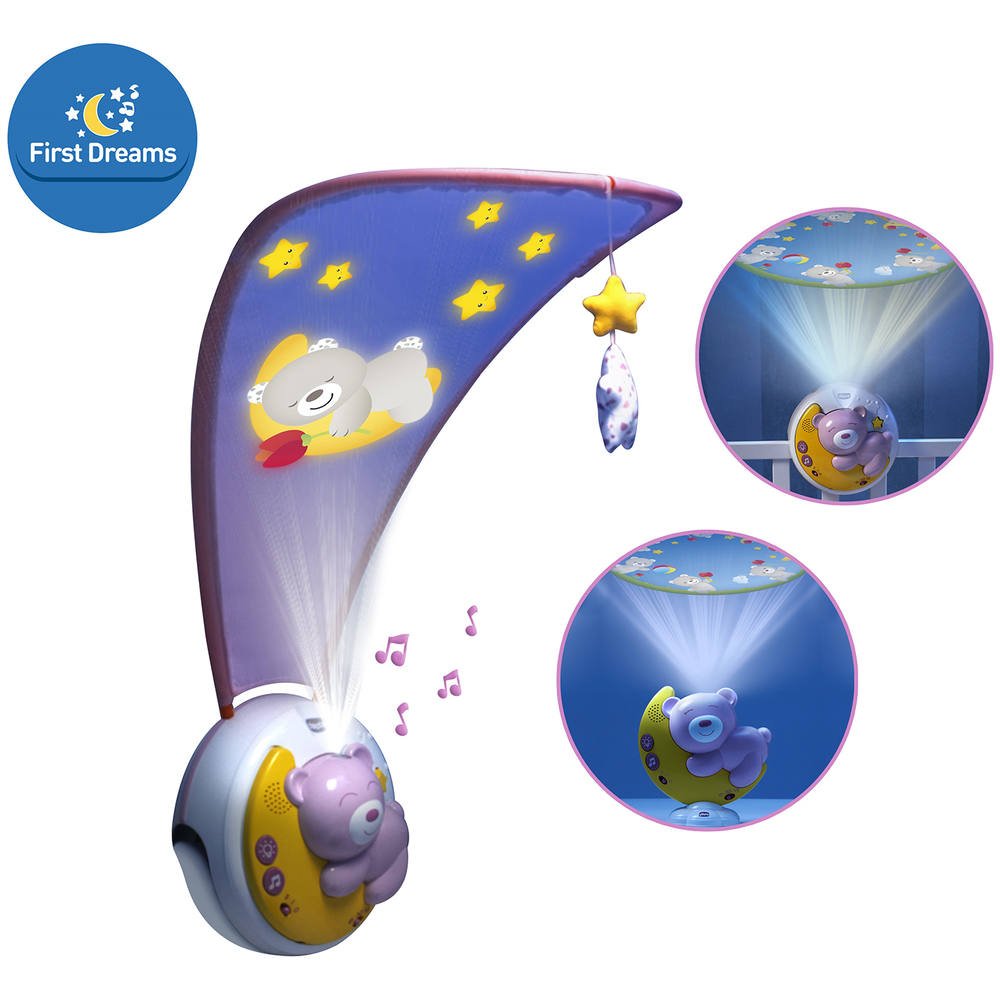 Chicco Next2Moon spiladós/nljós blá