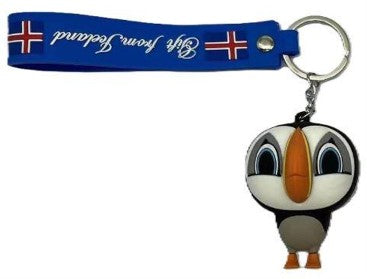Lyklakippa Lundi með stór augu og armbandi