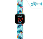 Barnaúr  LED Stitch ljósblá