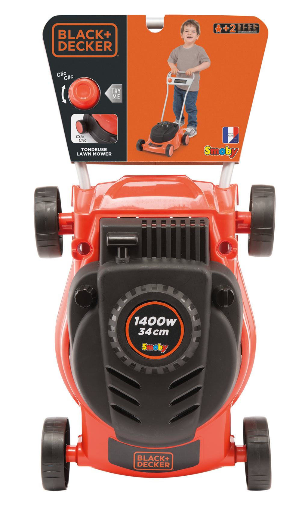 Smoby Black og Decker sláttuvél