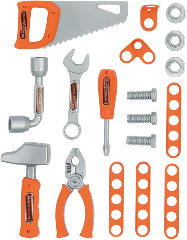 Smoby Black+Decker Verkfærasett í kassa