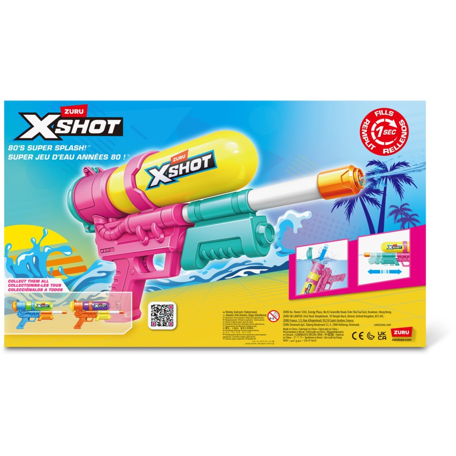 X-Shot Fast Fill Retro vatnsbyssa