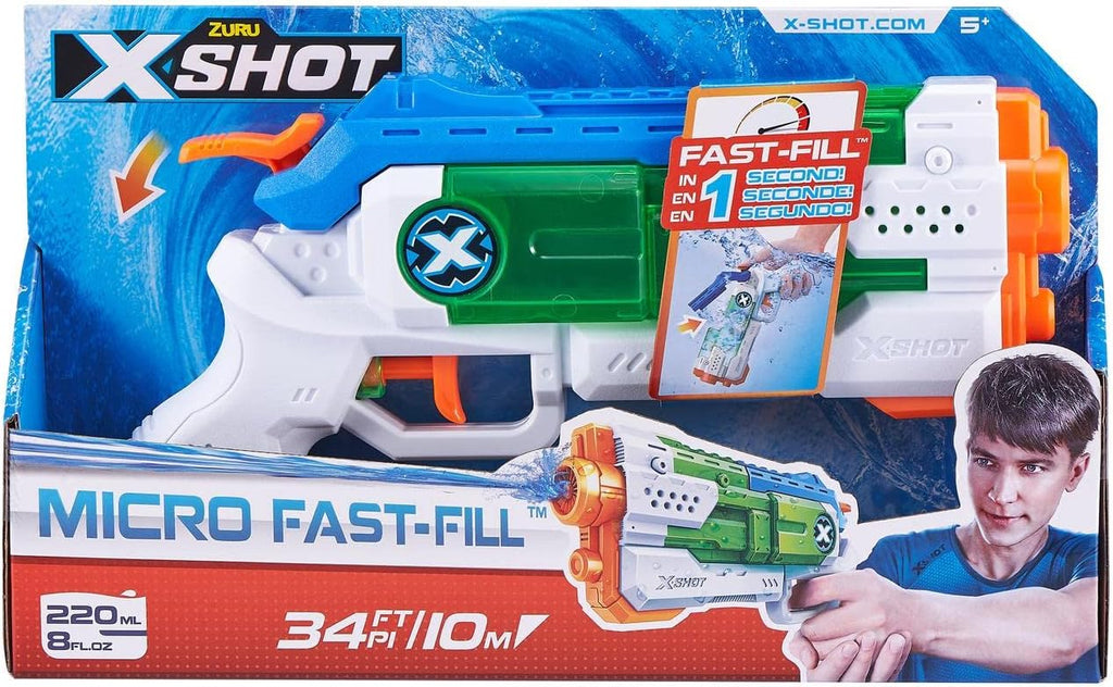 ZURU X-SHOT vatnsbyssa Micro Fast fill
