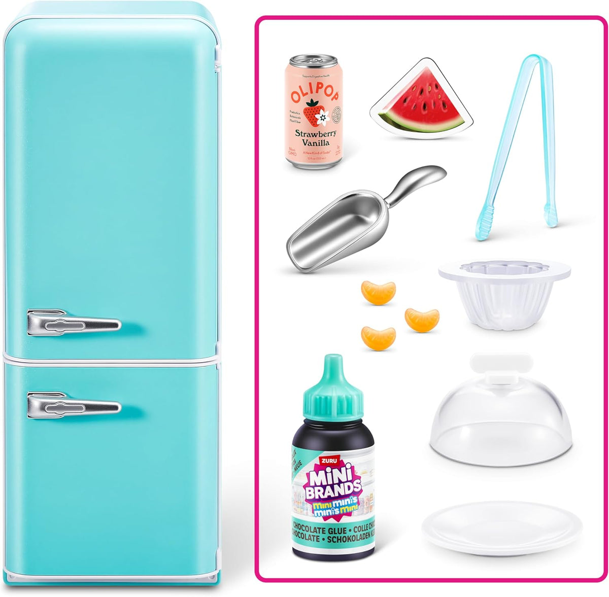 ZURU MINI BRANDS-FILL THE FRIDGE  ÍSSKÁPUR